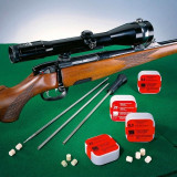  - čištění barel, mírné, světlo pro kalibr filc/22 (22IfB/22 Hornet/222 Rem), box/80 kusů Ráže 7,5 mm Ráže (7,62 mm / 30-06 / 300 Výhry Mag / 308 Výhry / 7,65 mm). Dávkování 50 ks.