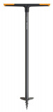  - Fiskars ruční vrtačka půdy, celková délka 1100 mm QuikDrill. Průměr 100 mm. Váha 2100 g Celková délka 1100 mm. Průměr 100 mm. Hmotnost 2100g