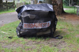  - Nordforest dříví velký pytel 1 x 1 x 1 m 100 x 100 x 135 cm. Hmotnost 2100 g.