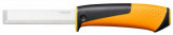  - Fiskars Pro Heimwerkermesser Zimmermannsmesser. Klingenlänge 9,6 cm. Gesamtlänge 23 cm. Gewicht 152 g.