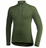  - Košile s dlouhým rukávem Woolpower 400, barva pinegreen. Velikost S. Pinezelená / L
